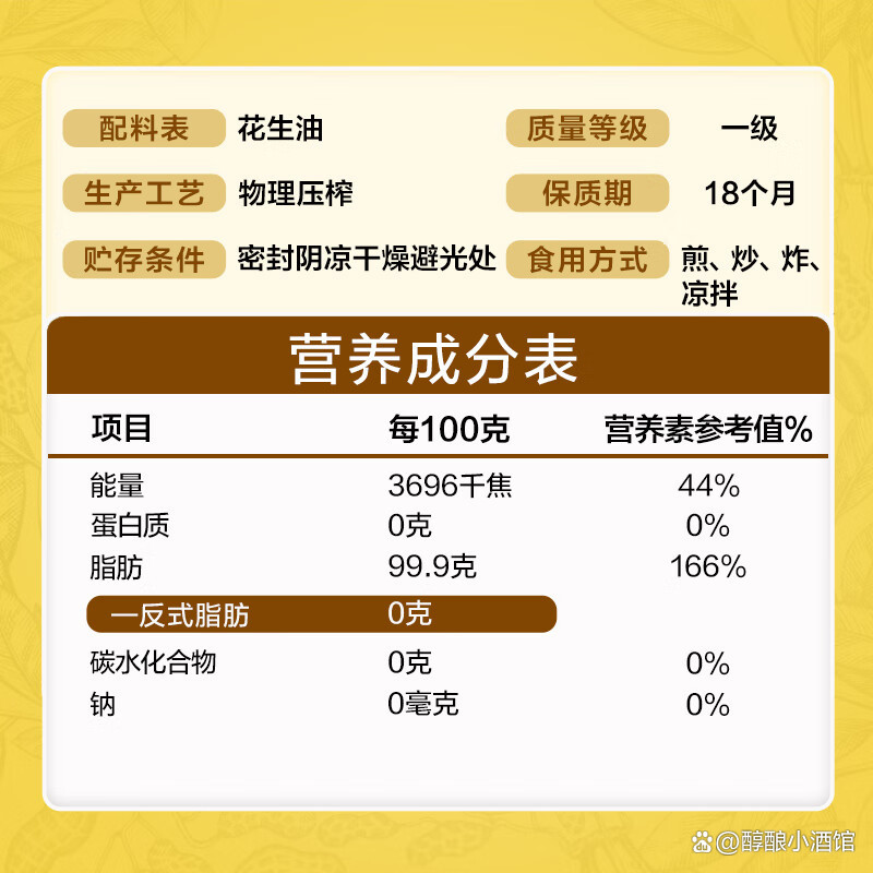 中国前十花生油品牌/中国花生油质量排名-第2张图片