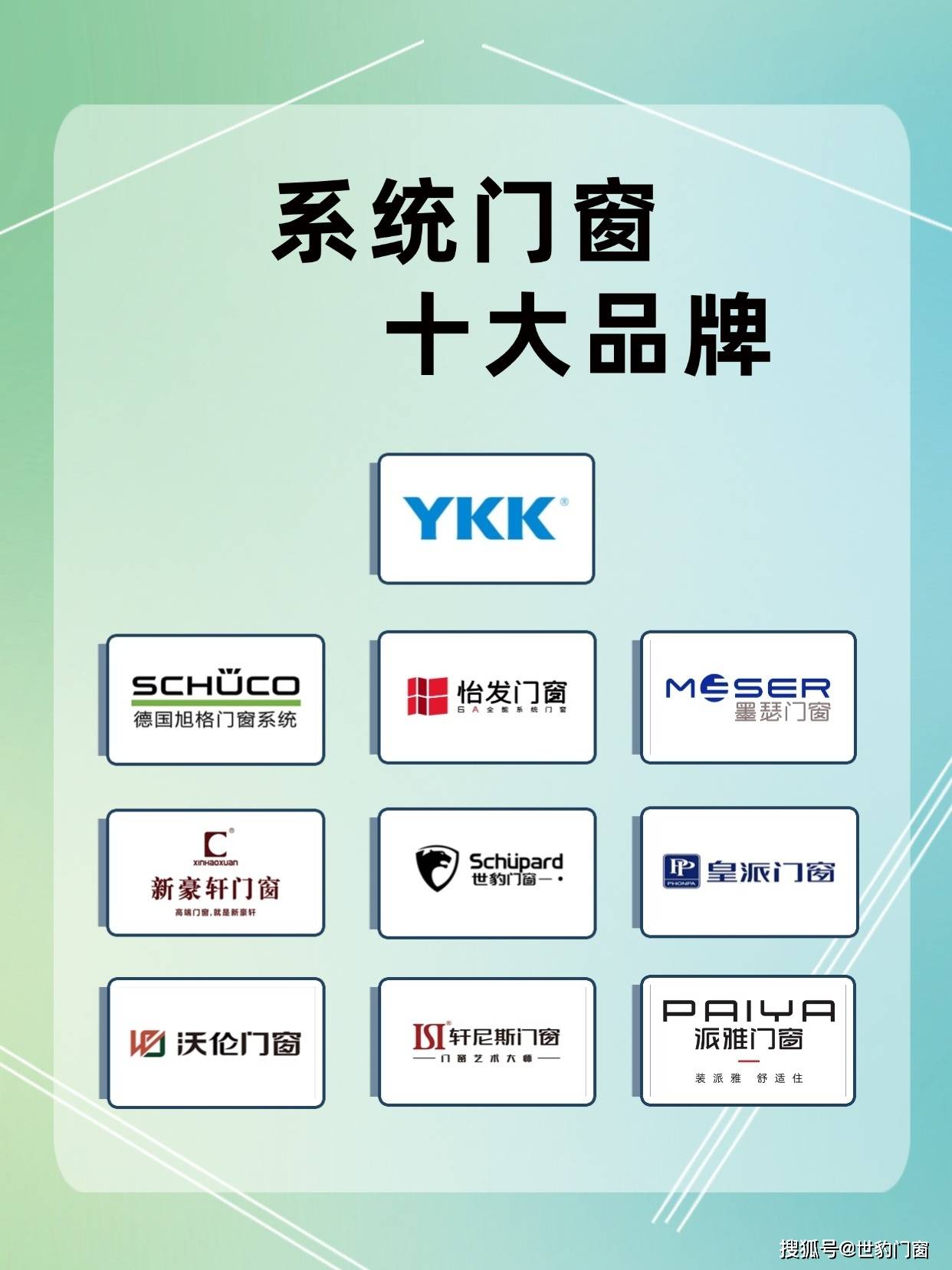 中国断桥铝门窗前十品牌.断桥铝门窗前十品牌推荐-第1张图片